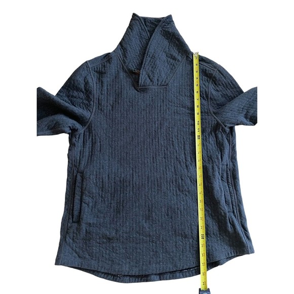 Billy Reid Shawl Collar Sweater Men’s Large Gray Elbow Patch Pockets - Picture 5 of 7